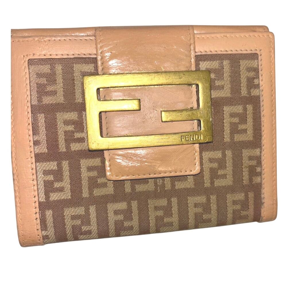 Fendi Two-way Bifold Monogram Wallet